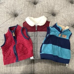 Baby Boy’s Vest Bundle 3-6 Month Carter’s and Old Navy
